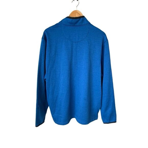 Callaway Men’s Golf 1/4 Zip Tech Fleece In Olympian Blue Heather Size L - Picture 6 of 10